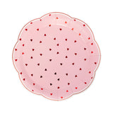 Scalloped Scattered Heart Plate