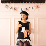 Pink & Orange Boo La La Dinner Napkin