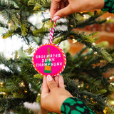 Needlepoint Ornament - Save Water