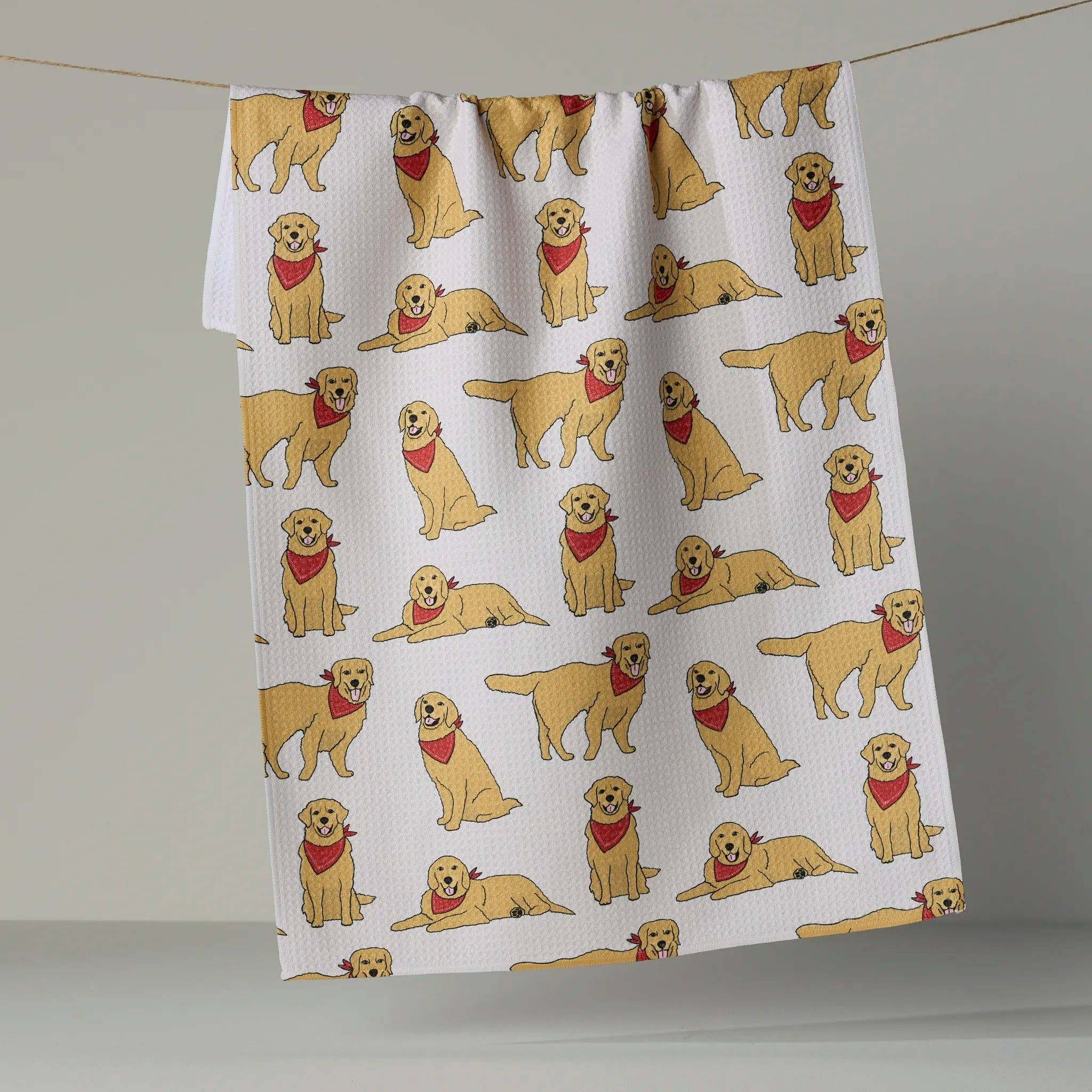 Golden Days Tea Towel