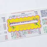 Mahjong Line Finder Tool for Standard and Large Size NMJL Cards - Yellow