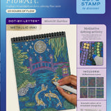 Dot By Letter FlowArt - Moonlit Garden