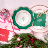 Coquette Christmas - Large Party Plates - Holiday