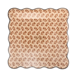Autumn Block Print Paper Plates