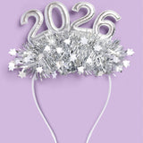 2026 New Years Eve Puffy Headband