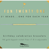 Gold Milestone Bracelet- 21