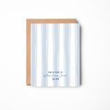 Welcome Home Plaque Card