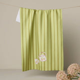 Strawberry Spring Green Tea Towel