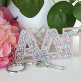 Sorority Glitter Keychains