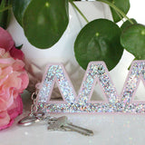 Sorority Glitter Keychains