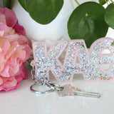 Sorority Glitter Keychains