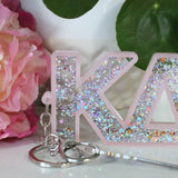 Sorority Glitter Keychains