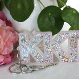 Sorority Glitter Keychains