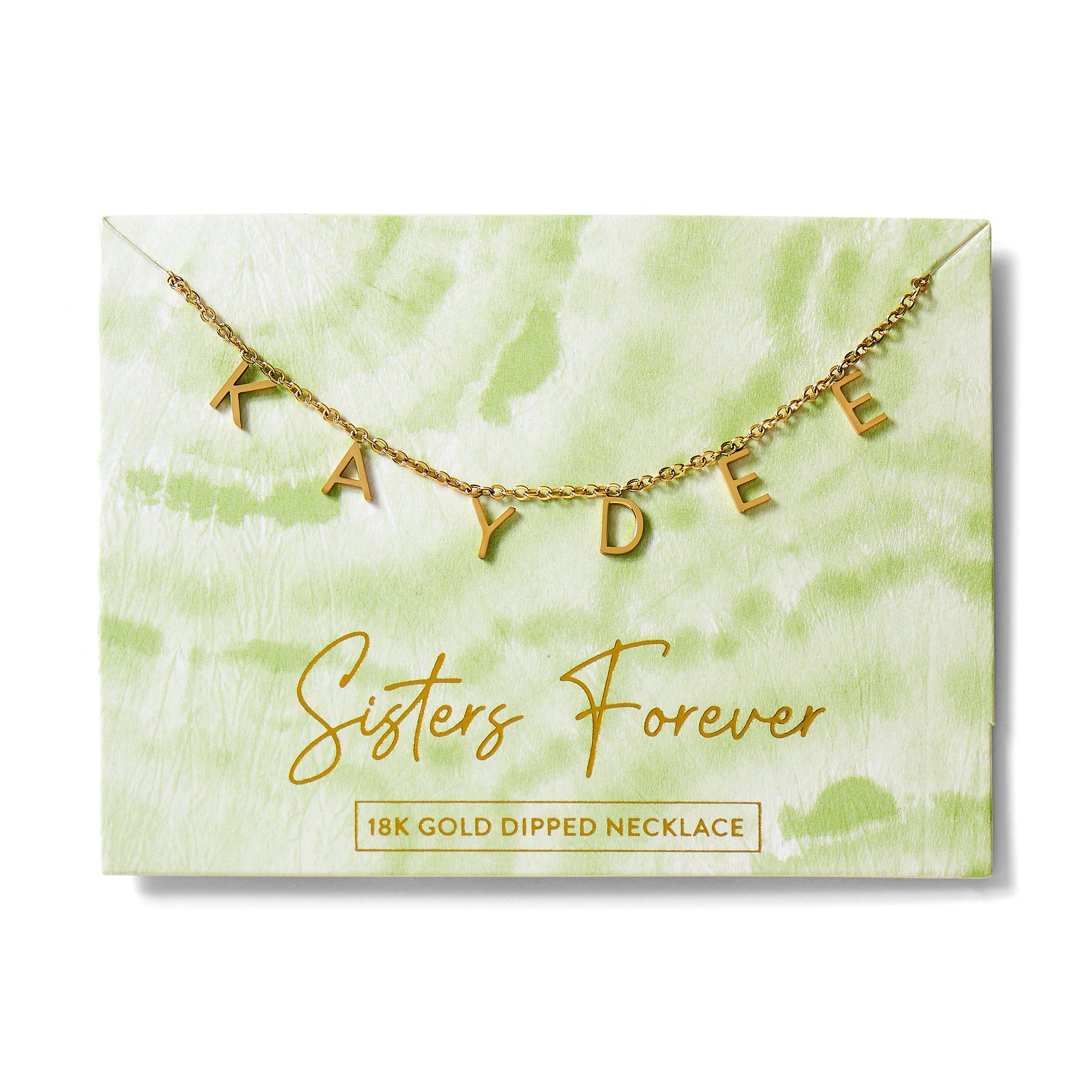 Sorority Name Necklace