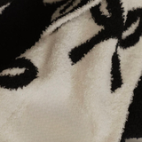 Pink and Cream Bow Luxury Blanket