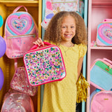 "Audrey" Bows & Jewels Confetti Lunch Box