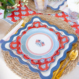 Flag Paper Plate - 8"