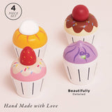 Wooden Cupcake Play Food Set