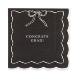 Bow Congrats Cocktail Napkin Set (24ct)