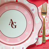 AMERICAN GIRL®  X BONJOUR FETE PINK ICONS LARGE PLATES
