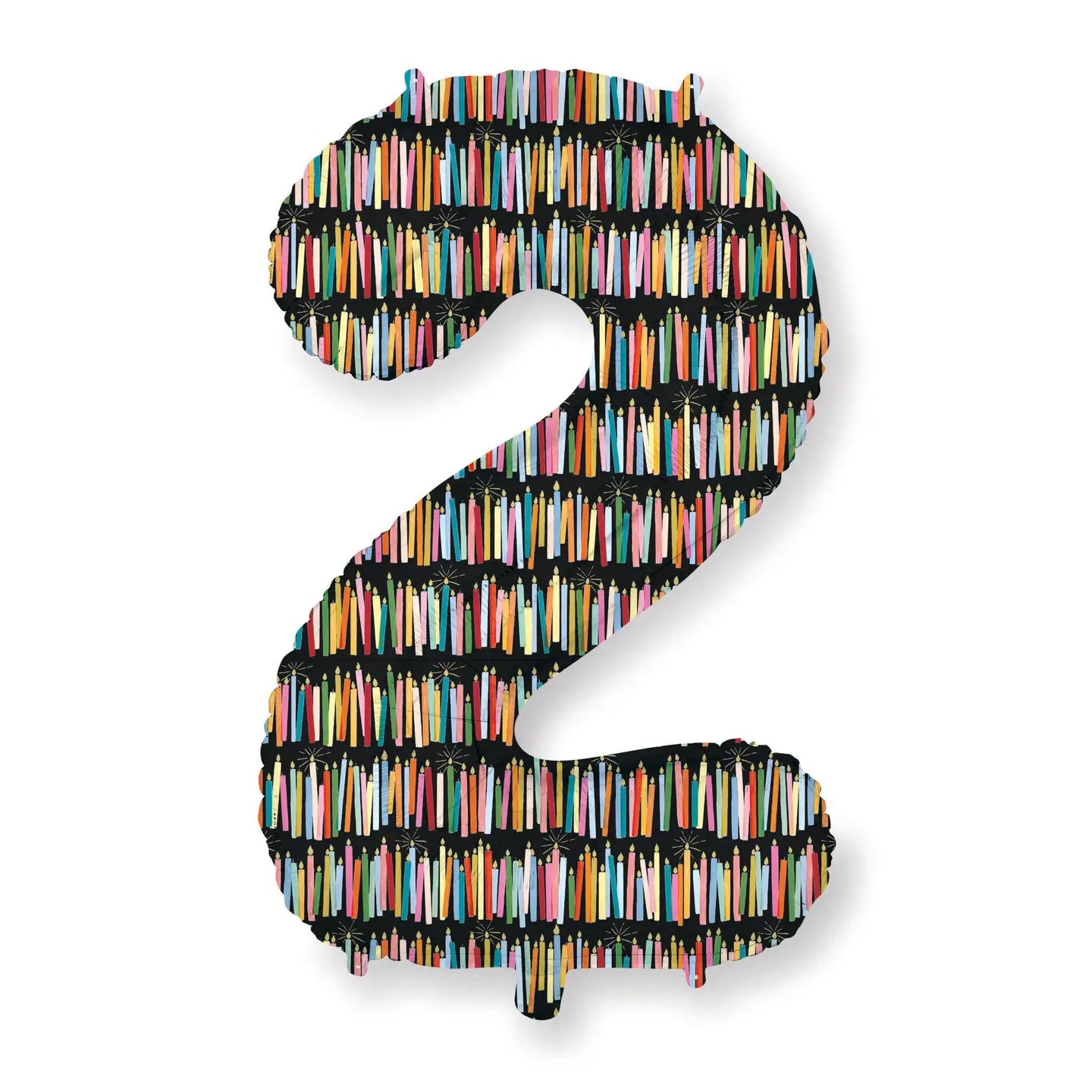 RPC- Candles Numbered Foil Ballon