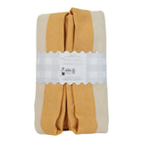 Yellow Stripe Cotton XL Gingham Tablecloth