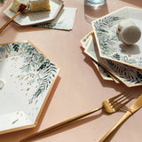 Secret Garden Party Plates - Premium Large Paper Plates