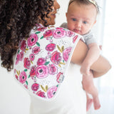 3 Pack Premium Burp Cloths - Bloom