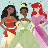 Princess Beverage Napkins Tiana Aurora Moana