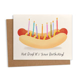 Hot Dog Birthday Greeting Card