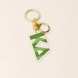 Sorority Stripes Acrylic Keychain
