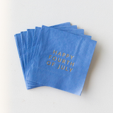 HAPPY 4TH OF JULY COCKTAIL NAPKINS