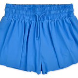 BRIGHT BLUE BUTTERFLY SHORTS (LARGE (14))