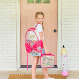 'Audrey' Bow & Jewels Confetti Clear Backpack