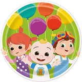 Cocomelon Round Dessert Plates