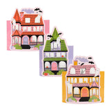 Pink-A-Boo Pop-Out Haunted Houses Table Decor