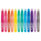 Rainbow Sparkle: Watercolor Gel Crayons (Set of 12)