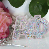 Sorority Glitter Keychains