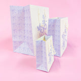 Watercolor Blue Floral Bows Gift Bag