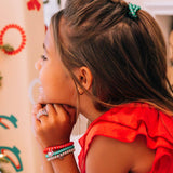 Sprial Hair Coils | Small | Santa Baby Hair Ties