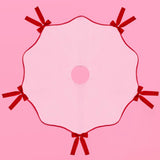 Pretty in Pink Christmas Tree Skirt