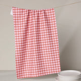 Cupids Plaid Tea Towel