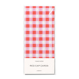 Red and Pink Gingham tissue paper