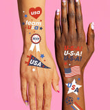 World Cup USA Soccer Temporary Tattoos