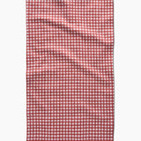 Fireside Plaid Red Tea Towel
