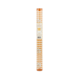 Rust Gingham Block Print Paper Table Runner