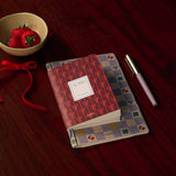 Checkerboard & Bows Softcover Notebook Set of 2 - A5 & A6