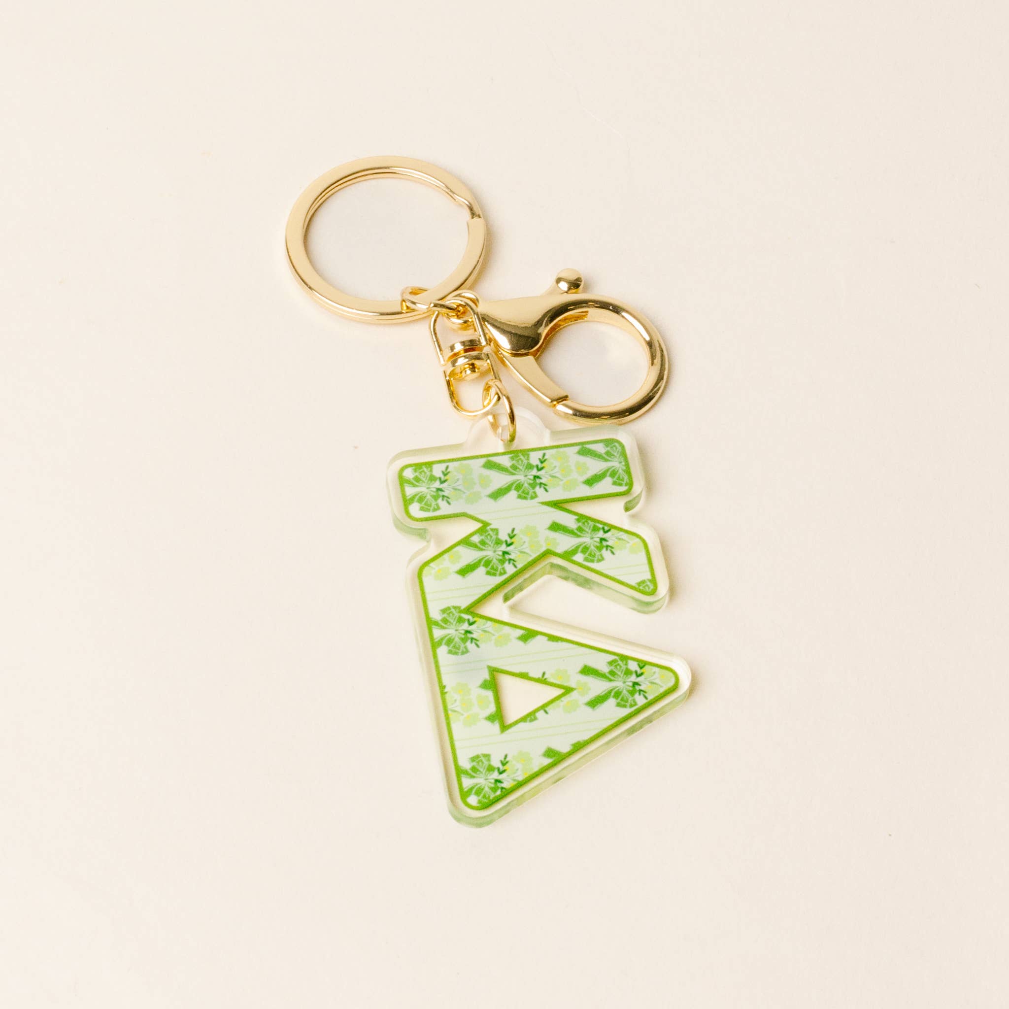 Sorority Oh So Fancy Letter Acrylic Keychain