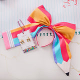 Pencil Bow Jumbo Novelty Headband
