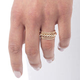 Classic Gold Bead RIng 3mm